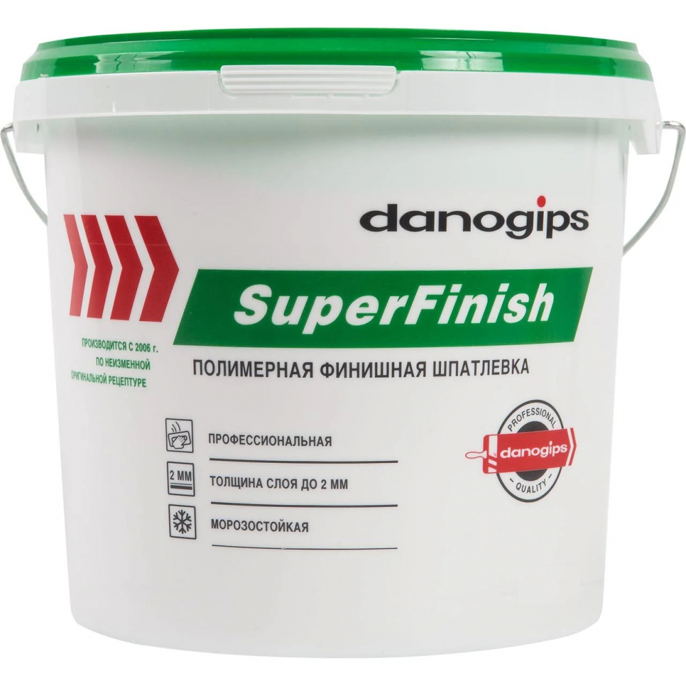 Шпаклевка финишная ДаноГипс СуперФиниш (Danogips SuperFinish) 5кг